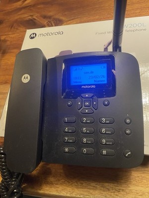 Motorola FW200L GSM Tischtelefon, 2g, SIM-Karte, Seniorentelefon