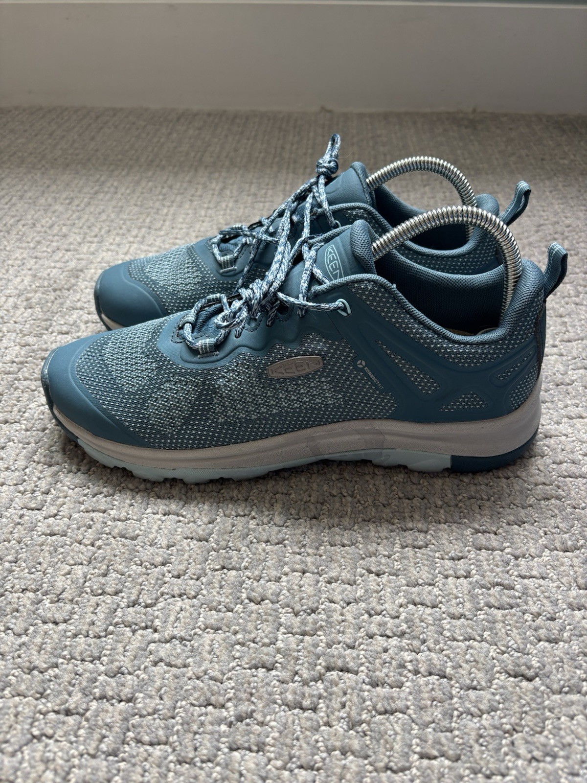 Scarpe da trekking Keen Terradora II Vent donna taglia 10 blu impermeabili sneakers usate in ottime condizioni