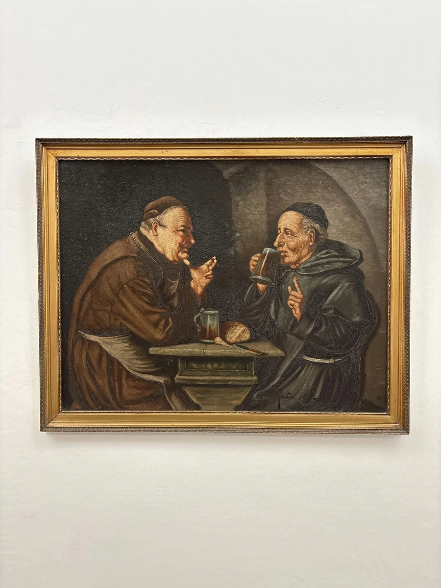抽象画 僧侶 油彩画 僧侣油画| eBay