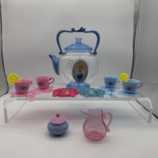 Disney Princess Cinderella Toy Tea Set with Cups, Spoons, and Teapot
