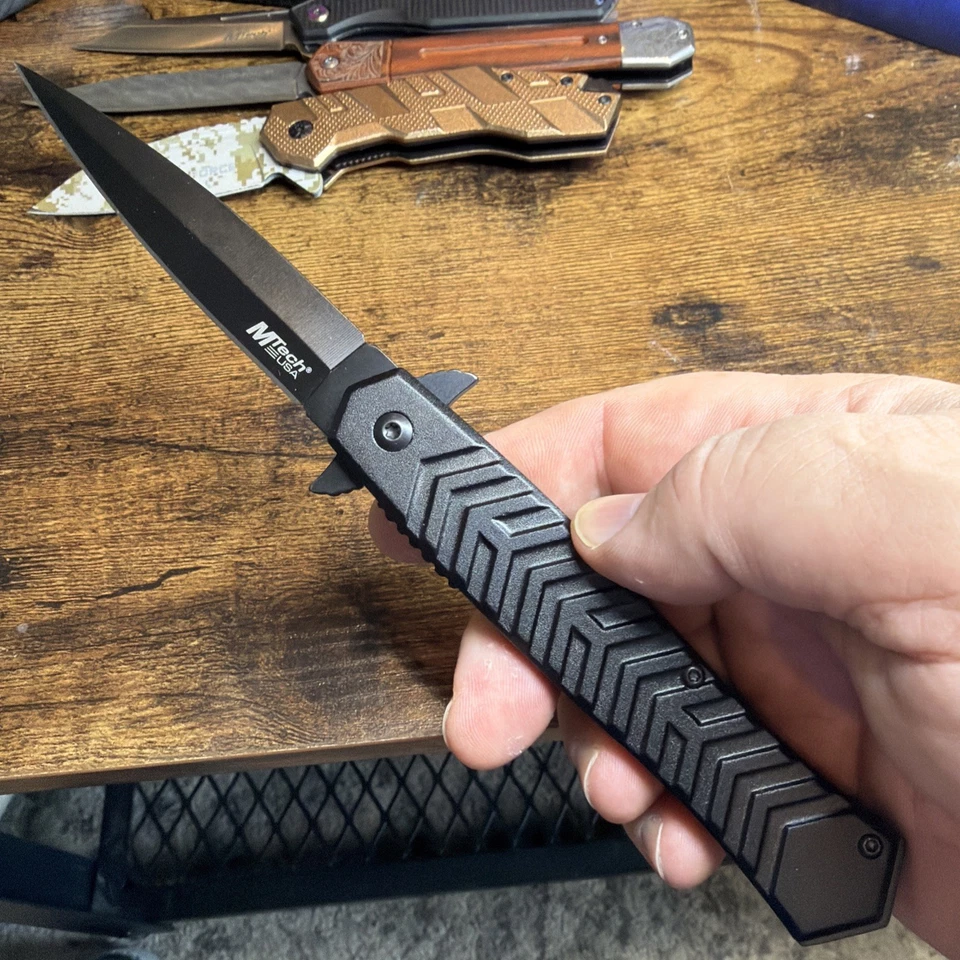 АБСОЛЮТНО НОВЫЙ! ЛОТ ИЗ 4 КАРМАННЫХ НОЖЕЙ TAC-FORCE И MTECH США EDC С ЗАЖИМОМ - Изображение 4 из 4