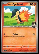 SV10: Destined Rivals #032/182 Ethan's Cyndaquil Pokemon tcg