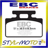 FA151 Organische Aramid BremsbeläGe Vorne Links EBC SYM 125 Tonik 2011-2015