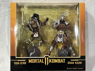 McFarlane Mortal Kombat 11 2-Pack Sub Zero vs Shao Kahn Walmart Exclusive
