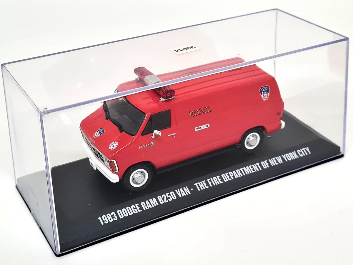Greenlight 1/43 Dodge Ram B250 Van 1983 FDNY Fire Dept