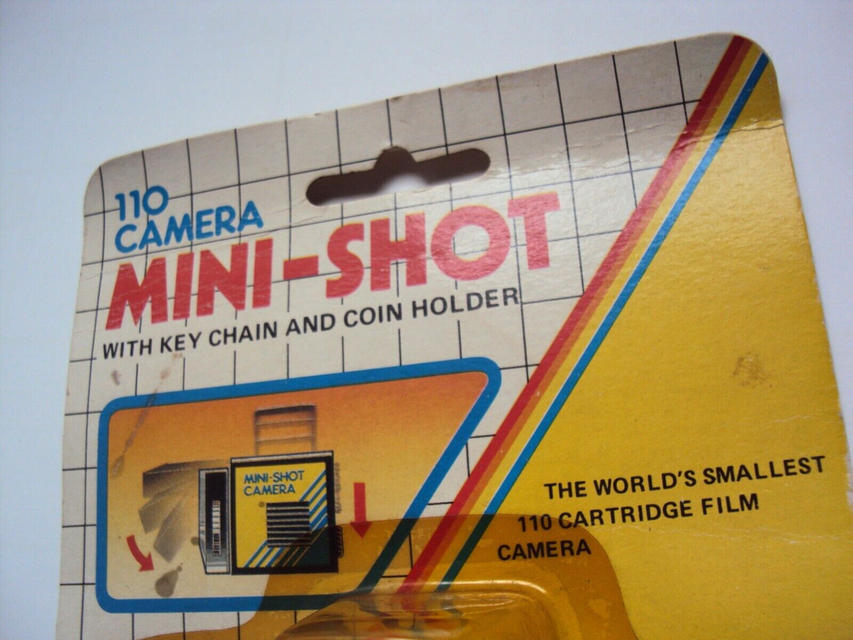 110 Camera Mini-Shot with key chain and coin holder Film Camera