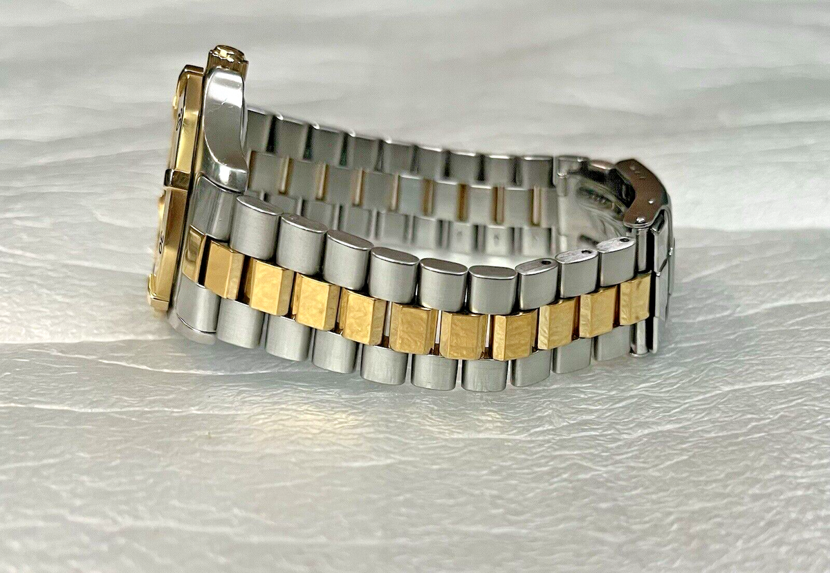 Tag Heuer 38mm Men's Dial Watch 200m Gold Steel Two Tone WK1121