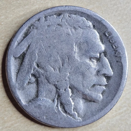 1924-S Buffalo Nickel About Good AG Semi Key Date Partial Date