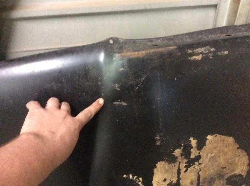 77 78 79 80 81 82 83 84 85 MERCEDES BENZ 300D BLACK PRIMED HOOD Foto 3 de 4