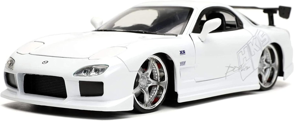 Jada Toys Fast & Furious 1:24 1992 Mazda RX-7 Die-cast Car, Toys
