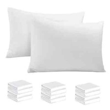 Pillowcases Size - 12 Pack Soft White Pillow Cases Bulk Standard White-12pack