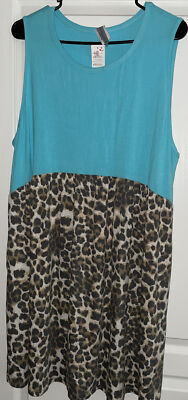 Honeyme Curvy Women Beach Dress Multicolor Sleeveless Tank Size XXL NWT