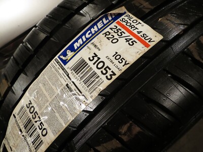 NEW 1 ONE MICHELIN PILOT SPORT 4 SUV 255/45R20 105Y 305750 31053