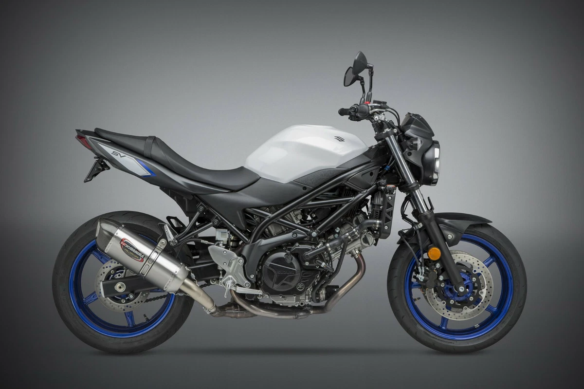 Sv650 slip on sale on exhaust