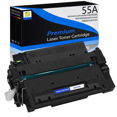 1PK Black CE255A 55A Toner Cartridge for HP LaserJet P3015n P3015x P3016 Printer