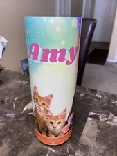stainless steel Skinny Tumbler Amy 8" Tall