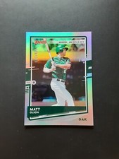 2020 Panini Donruss Matt Olson Season Stat Line 082/400 #103 Oakland A's Braves 