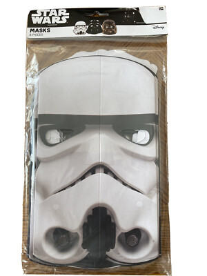 Star Wars Masks Designware Cardboard-Chewbacca ,Darth Vader ,Stormtrooper(8 Pcs)