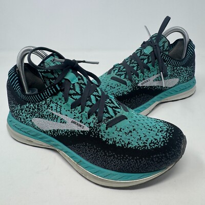 Brooks Bedlam 1202721B321 Teal/Black/Silver Running Shoes Sneakers Women's 6.5