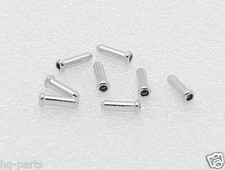 8 PCS BIKE ALUMINUM SHIFTER BRAKE CABLE TIPS CAPS ENDS CRIMPS 2.2mm