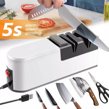 Professional Electric Knife Sharpener 3 Stage...
