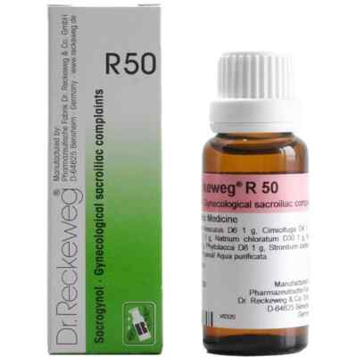 Dr. Reckeweg R50 Drops 22ml x 1 | Gynae & Sacroiliac Discomfort | Free Ship