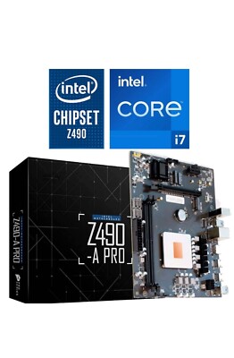 Intel Core i7-10700K Unlocked + MSI Z490 - A PRO LGA1200 Desktop Intel Core i7-10700K Unlocked + MSI Z490 - A PRO LGA1200 Desktop