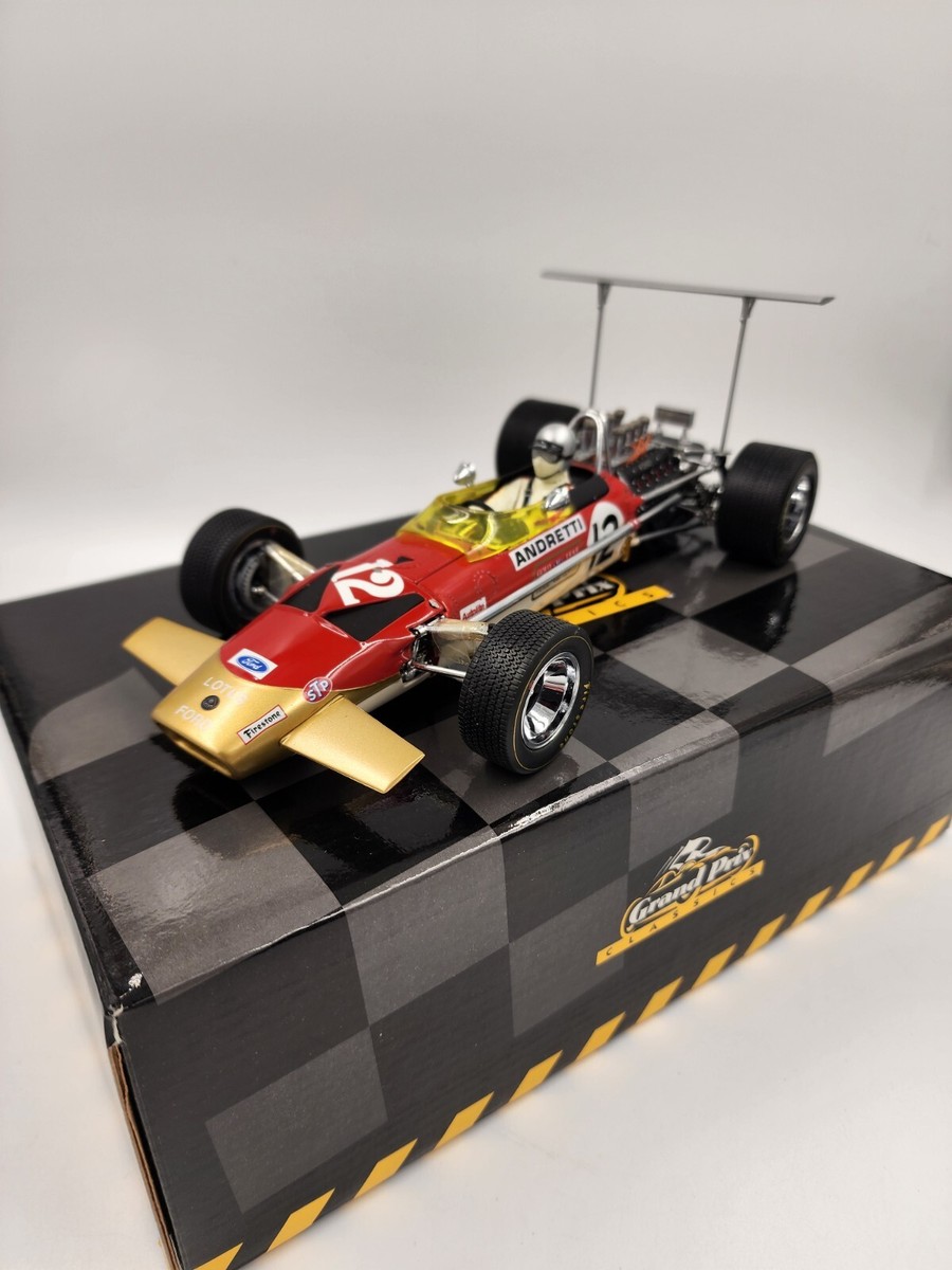 EXOTO 1968 Mario Andretti #12 Lotus Ford Type 49B US Grand Prix 1
