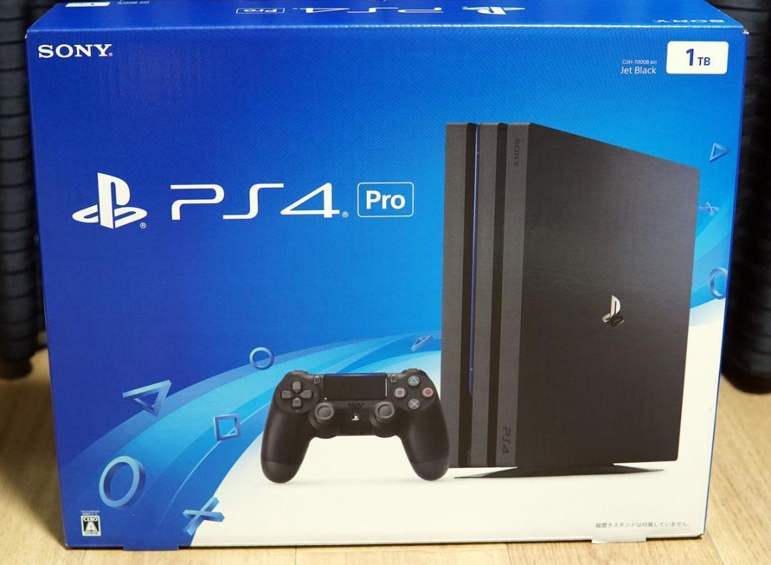 PlayStation 4 Pro Jet Black 1TB CUH-7000BB01 New