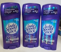 Lady Speed Stick Invisible Dry Power Antiperspirant Deodorant, 2.3 Oz, Lot Of 3 Lady Speed Stick Invisible Dry Power Antiperspirant Deodorant, 2.3 Oz, Lot Of 3