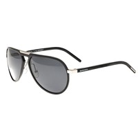 Breed Nova Aluminum Polarized Aviator Sunglasses - Black/black on sale Breed Nova Aluminum Polarized Aviator Sunglasses - Black/black on sale