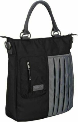 KangaROOS Salla Tote B0273 Shopper Damen Tasche Handtasche schwarz grau pink