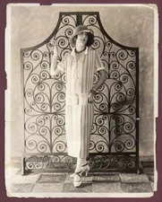 Anita Luce FASHION MODEL 1920s flapper frock dress ORIG PHOTO Culver Pictures
