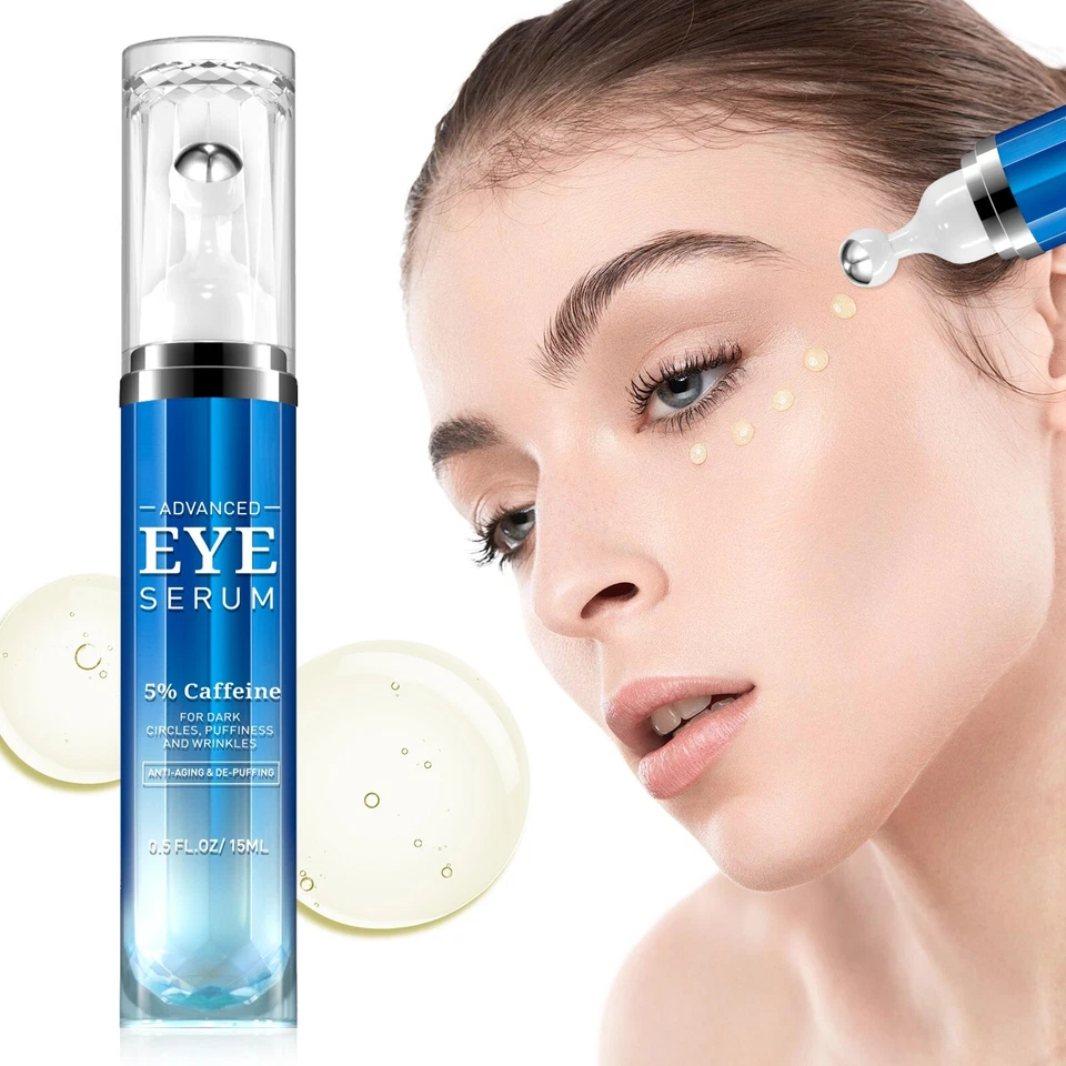 5% Caffeine 5% Retinol Eye Cream for Dark Circles, Puffiness and Bags Hyaluronic - Image 3 of 4