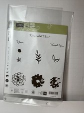 Stampin' Up WHAT I LOVE Photopolymer Stamp Set EUC Not In Orig Package