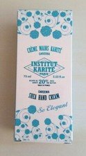 Institut Karite Paris 75 ml Gardenia 20 Shea Hand Cream - Made in France - New