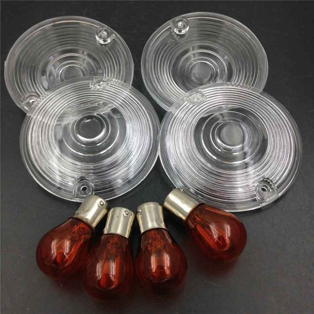 Clear Turn Signal Lens 8612 For Harley Flat Road King Heritage Glides