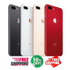 Apple iPhone 8+ Plus 64GB Unlocked Red, Gold, Silver - Verizon, ATT, Tmobile