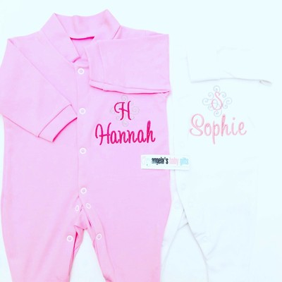 ebay personalised baby grow