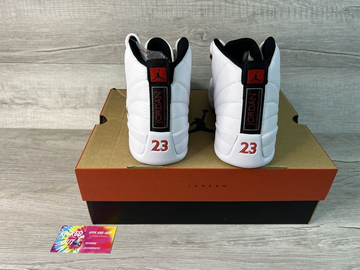 Men's Size 9.5 Nike Air Jordan 12 Retro Twist CT8013-106 White