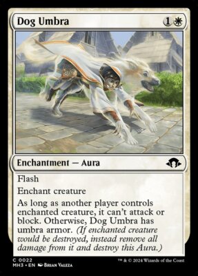 MTG Modern Horizons 3 *FOIL* C Dog Umbra #0022