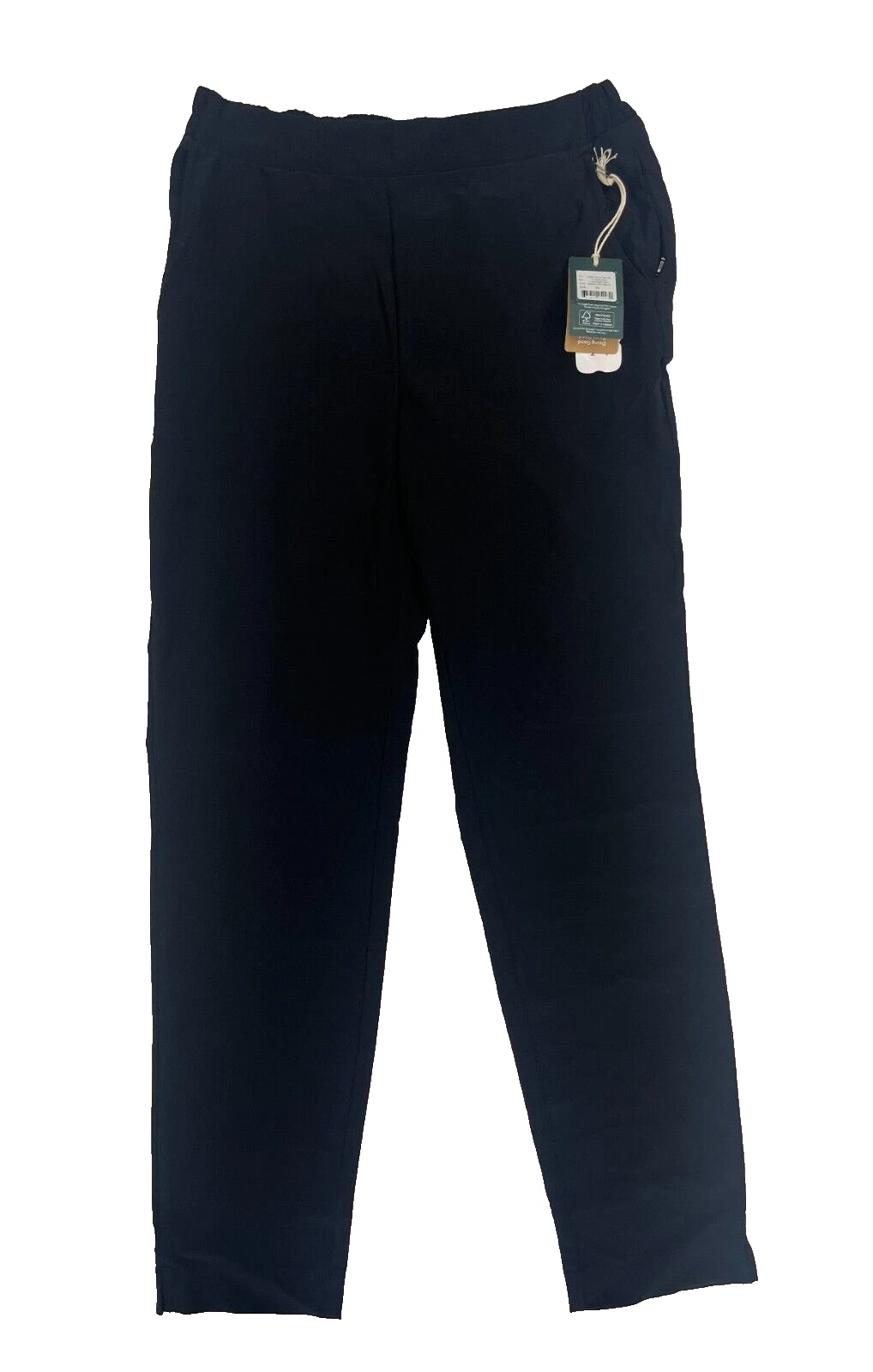 $98 Tentree Inmotion Pants NWT Sz XS,S,M,L,XL Women's Black Repreve Lightweight