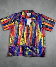 🇮🇹 179,95€ Nuova Carlo Colucci Camicia Stile Seta Maglietta Top Estate