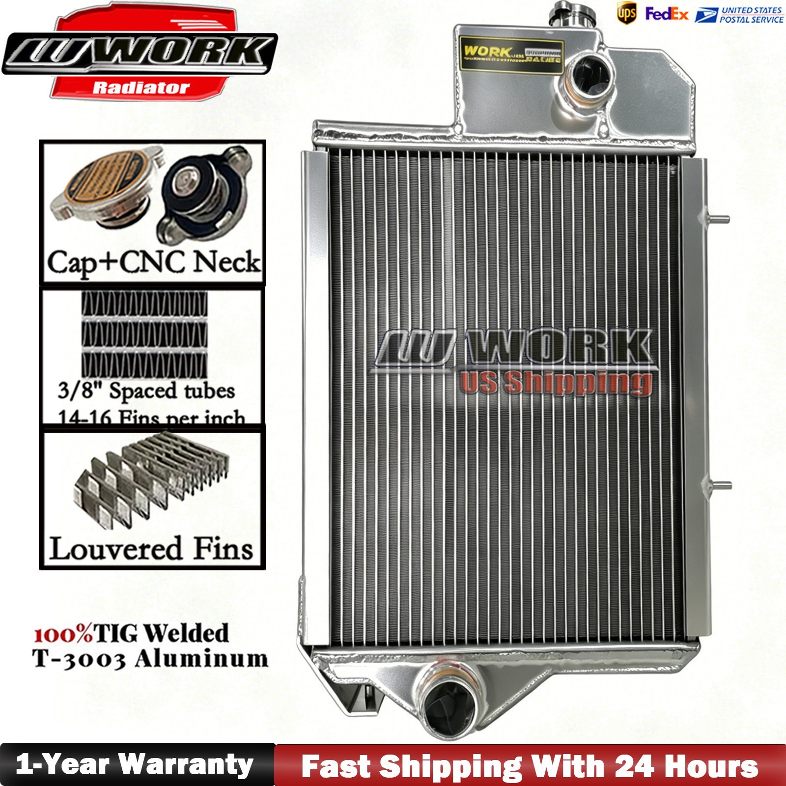 Tractor Radiator For JD300 JD301 820 830 1020,1030,1130,1530,1630,2040# AT20849