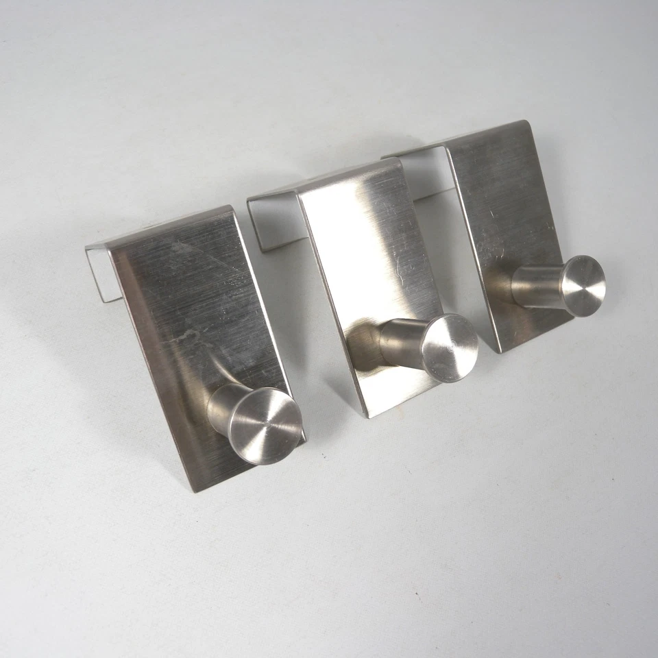 3 APPENDIABITI DA PORTA GANCI APPENDINI IN METALLO GRUNDTAL IKEA - W328 - Immagine 4 di 4