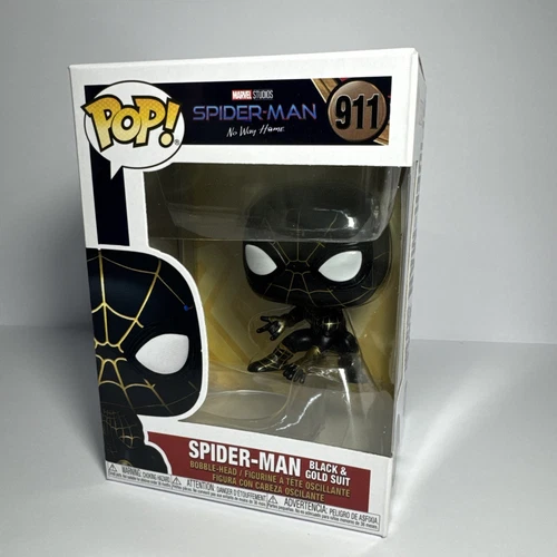 Pop! - Spider-Man No Way Home - Spider-Man Black & Gold Suit - Vinyl Funko Pop