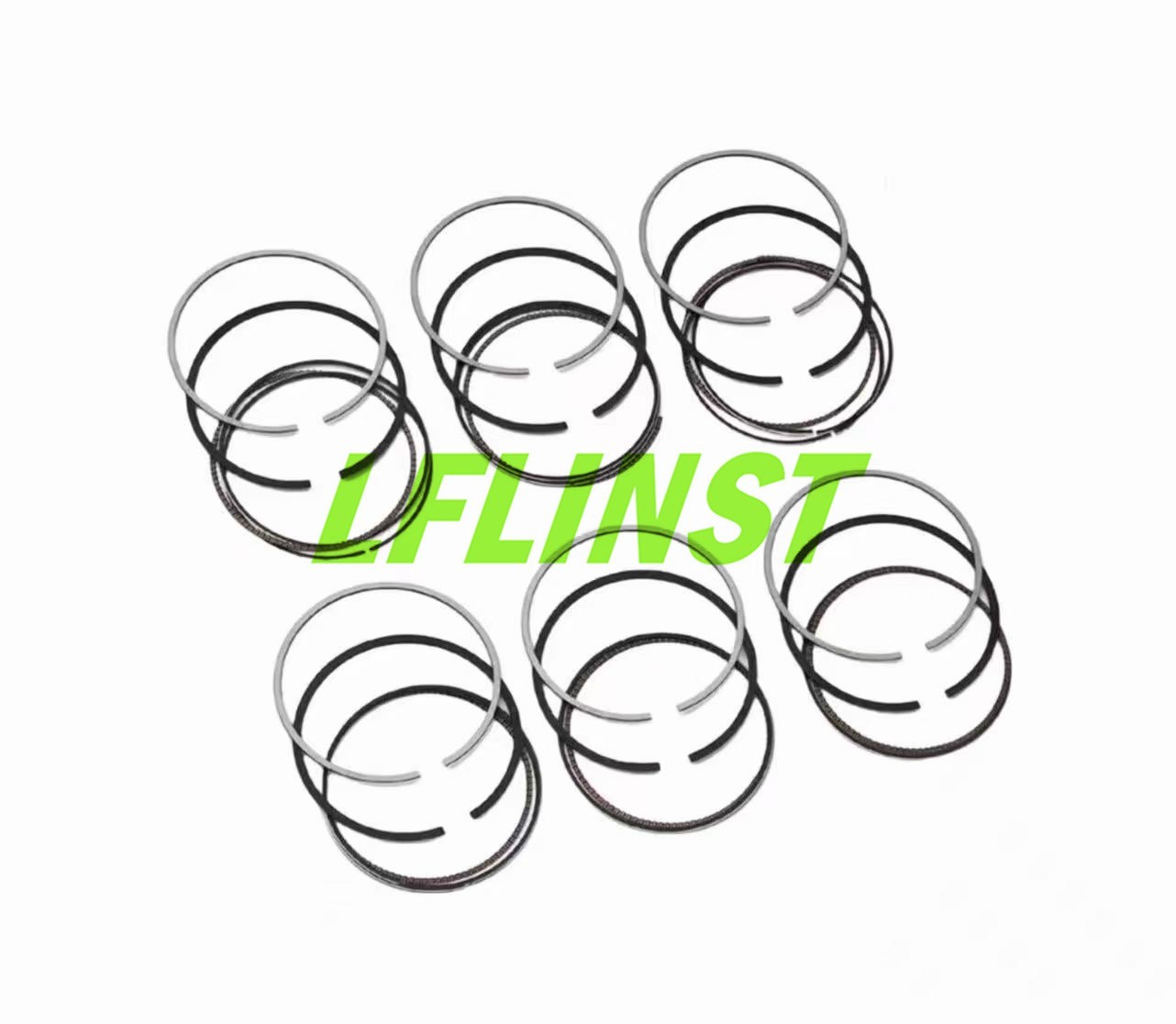 2013 - 2022 MASERATI GHIBLI LEVANTE QUATTROPORTE PISTON RINGS SET (6) 3.0LTT V6