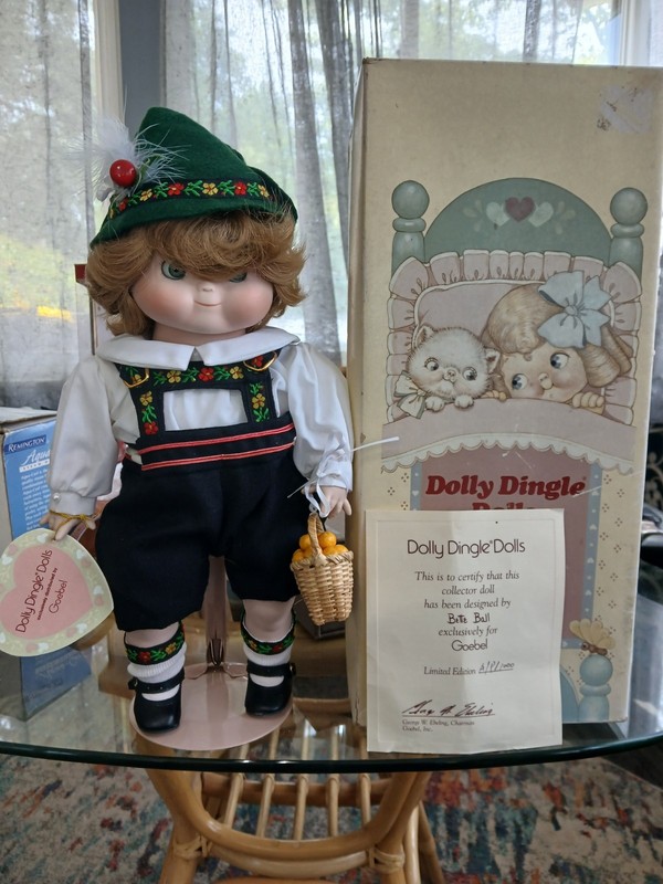 1989 Artist Proof Dolly Dingle Doll Goebel Bette Ball Signed  Musical Dumpling