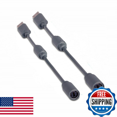 XUKEKOY 2-Pack Replacement USB Breakaway Cable for Xbox 360 Wired Controller
