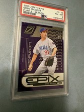 2005 Zenith Epix Greg Maddux Purple Season PSA 8
